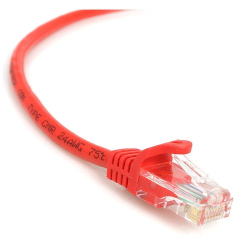StarTech.com 45PATCH30RD 30-Feet Red Snagless RJ45 UTP Cat 5e Patch Cable, 30-Feet