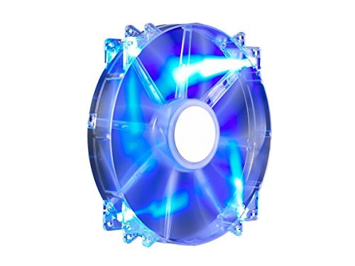 Cooler Master MegaFlow 200 - Sleeve Bearing 200mm Blue LED Silent Fan for Computer Cases