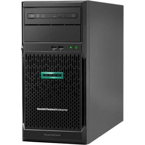 Hpe ProLiant ML30 G10 4U Tower Server 1 x Xeon E-2124 16GB RAM HDD SSD Serial ATA/600 Controller Model P06785-S01