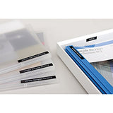 DYMO Standard D1 Labeling Tape for LabelManager Label Makers, White print on Black tape, 1'' W x 23' L, 1 cartridge (53721)