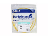 StarTech.com N6PATCH3YL Gigabit Snagless RJ45 UTP Cat6 Patch Cable, 3-Feet (Yellow)