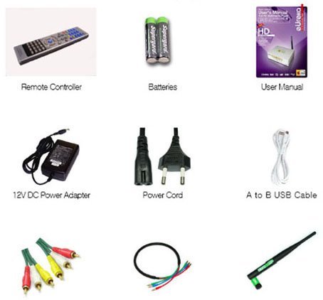Eureka HD High Definition, Network Media Center, Wi-Fi, DVI, RCA, S-Video USB