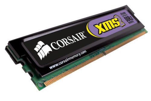 Corsair XMS2 2GB ( 2 X 1GB ) PC2-6400 800MHz 240-pin DDR2 CL5 Dual Channel Desktop Memory Kit