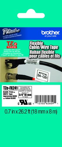 Brother TZe-FX241 Flexible Thermal Label