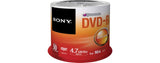 Sony 50DMR47SP 16x DVD-R 4.7GB Recordable DVD Media - 50 Pack Spindle