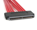 StarTech.com Serial Attached SCSI SAS Cable - SFF-8484 to 4X SATA - SATA/SAS Cable - SAS 6Gbit/s - 4-Lane - 32 pin 4i MultiLane (R) to SATA (R) - 1.6 ft - red - SAS84S450
