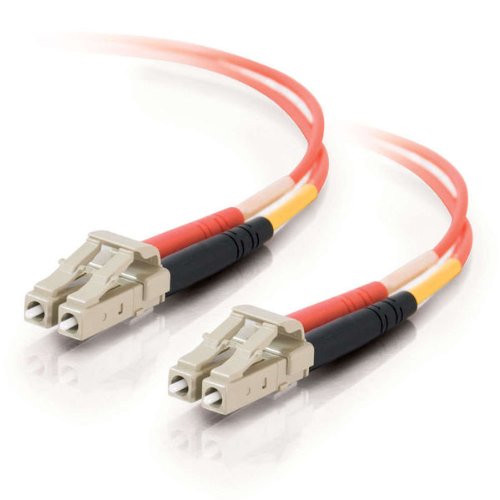 3m Lc/Lc Plenum-Rated Duplex 50/125 Multimode Fiber Patch Cable - Orange
