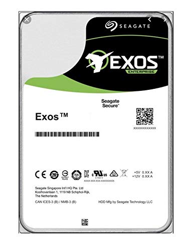 Seagate Exos X16 14TB 7200 RPM SATA 6Gb/s 256MB Cache 3.5-Inch Internal Data Center HDD Enterprise Hard Drive (ST14000NM001G)