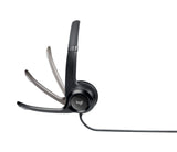 Logitech - 991-000290 - Edu Focused USB Headset with Microphone (5 Pk)- Black