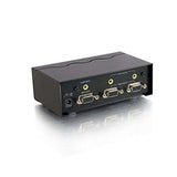 Video/Audio Splitter -2-Port Uxga Monitor Splitter/Extender With 3.5mm Audio (Fe