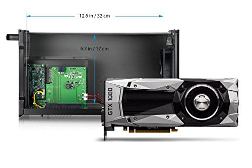 Open Box Akitio Node - Thunderbolt3 eGPU for Windows (Now Compatible w/ Thunderbolt3 Mac Running MacOS High Sierra Using AMD Cards)