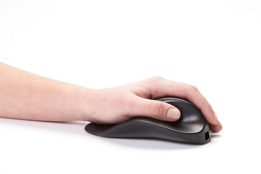 Hippus LS2WL Wired Light Click Handshoe Mouse (Left Hand, Small, Black)