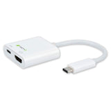 TECHLY iadap usb31-hu31 USB Type C HDMI/USB C White Cable Adapter - (USB Cable Adapter Type C, HDMI/USB C, Male/Female, 0.15 m, White)