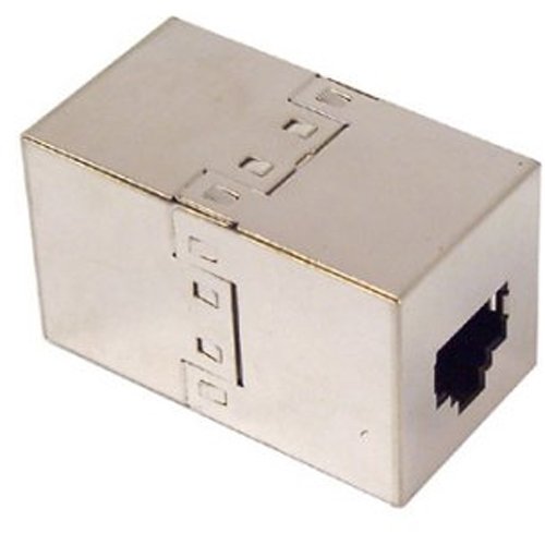 Network Coupler - Rj-45 (F) - Rj-45 (F) - STP - (Cat 5) - Metallic Gray