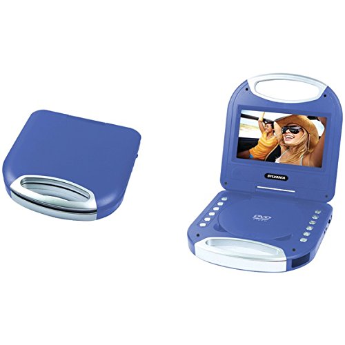 Sylvania 10-Inch Portable DVD Player with Integrated Handle and USB/SD Card Reader, Pink