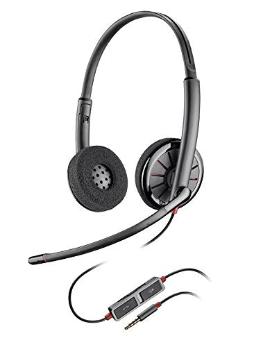 Plantronics 205204-02 Blackwire C225 Stereo Headset with Noise Canceling Microphone