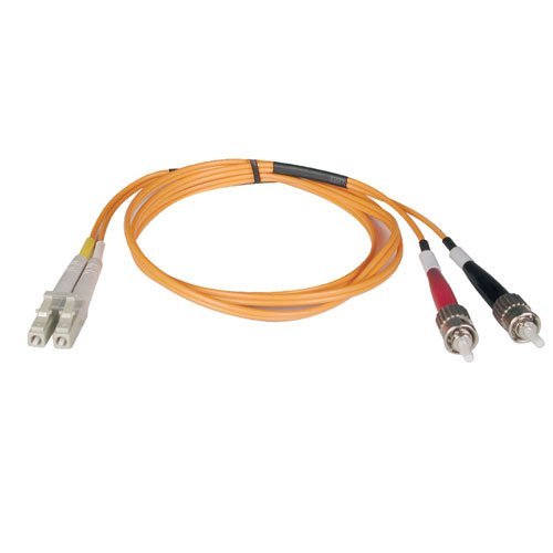 Duplex Multimode 62.5/125 Fiber Optic Patch Cable LC/ST