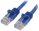 StarTech.com Cat5e Ethernet Cable4 ft - Blue - Patch Cable - Snagless Cat5e Cable - Short Network Cable - Ethernet Cord - Cat 5e Cable - 4ft