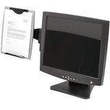 Fellowes(R) Office Suites Monitor Mount Copyholder, Black/Silver