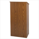 AmpliVox W280 - Full Height Wood Lectern - 46.5" Height - Wood
