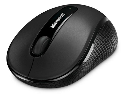 Used Microsoft Wireless Mobile Mouse 4000 for Mac/Win USB BlueTrack EF EN/XC/FR/EL/IW/IT/PT/ES - Graphite (D5D-00003)