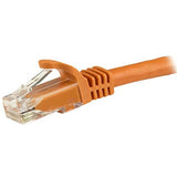 StarTech.com Cat6 Patch Cable - 14 ft - Orange Ethernet Cable - Snagless RJ45 Cable - Ethernet Cord - Cat 6 Cable - 14ft (N6PATCH14OR)