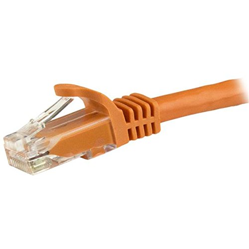 Cat6 Patch Cable - 5 ft - Orange Ethernet Cable - Snagless RJ45 Cable - Ethernet Cord - Cat 6 Cable - 5ft