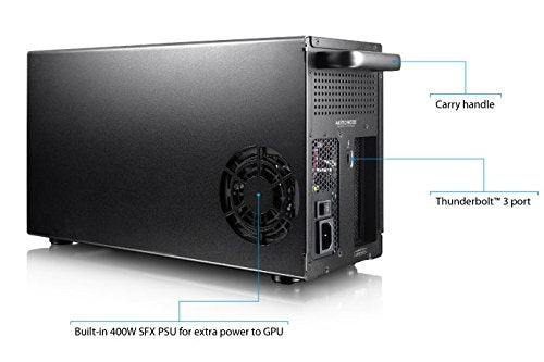 Open Box Akitio Node - Thunderbolt3 eGPU for Windows (Now Compatible w/ Thunderbolt3 Mac Running MacOS High Sierra Using AMD Cards)