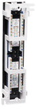 INTELLINET 12-Port Cat5e Wall-Mount Patch Panel Compatible with 110 and Krone Punch Down Tools (162470)