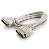 C2G 06094 IEEE-1284 DB25 Male to Centronics 36 (C36) Male Parallel Printer Cable, Beige (50 Feet, 15.24 Meters)