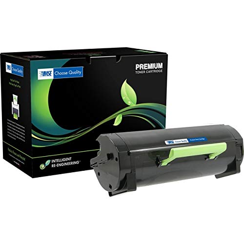 MSE Model MSE02246116 Black High Yield Toner Cartridge for Lexmark Compliant MS310/MS410/MS510/MS610/MX310/MX410/MX510/MX610, 5000 Pages Yield at 5 Percent Coverage