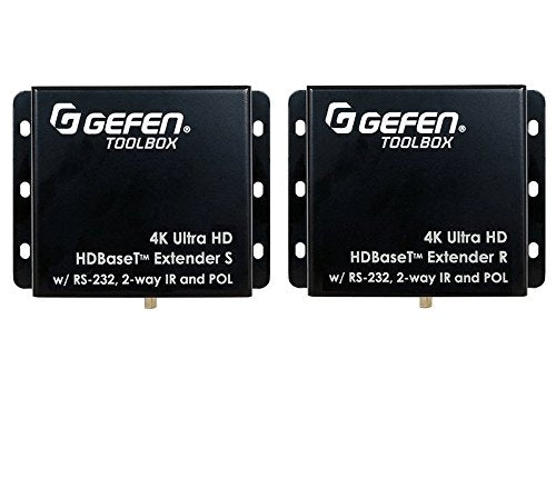 Gefen CI GTB-UHD-HBT 4K Ultra DBase Extender Over One CAT-5 with RS-232, 2-Way IR, and Bi-Directional