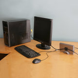 Kensington K64615US Desktop Computer and Peripherals Locking Kit, Silver