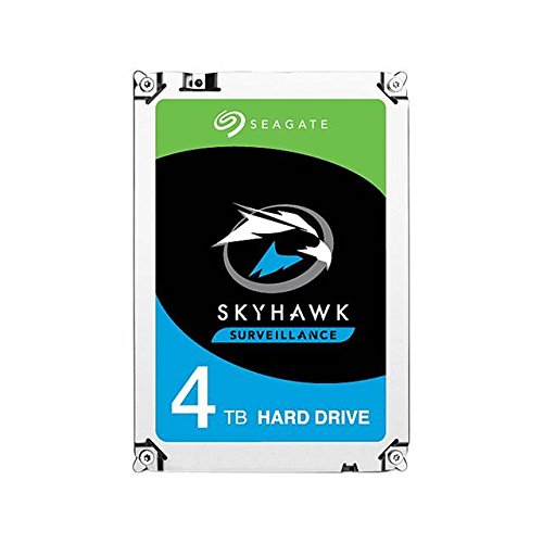 Seagate SkyHawk 4TB Surveillance Internal Hard Drive HDD - 3.5 Inch SATA 6Gb/s 64MB Cache for DVR NVR Security Camera System with Drive Health Management (ST4000VX007)