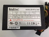 RetailPlus 700W Computer Power Supply ATX 80mm Dual Fan (RP-PS70-700W) PATA SATA