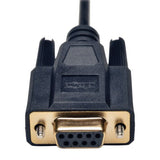Tripp Lite P456-006 6 Feet Null Modem Gold Cable DB9F/25M