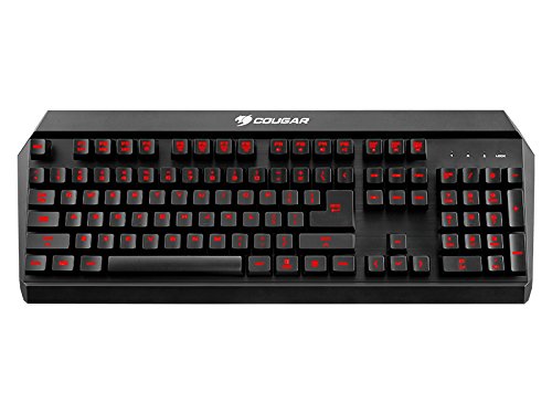 Cougar KBC450-WXNMB 450K Hybrid Mechanical Gaming Keyboard - Splash Proof - Configuration Profiles- 10 programmable Keys