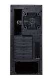 APEVIA X-DMR4-NW-BK X-Dreamer 4 ATX Mid Tower Case Solid Side Panel(no Window), LCD Temperature Display, USB2.0/USB3.0/HD Audio Ports, Hard Disk Hot Swap Bay for 3.5"/2.5" Drive, 1 x 120mm Rear Fan Included, up to 6 x Cooling Fan Space - Black