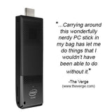 Intel Compute Stick CS125 Computer with Intel Atom x5 Processor and Windows 10 (BOXSTK1AW32SC)