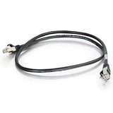 C2G 28695 Cat5e Cable - Snagless Shielded Ethernet Network Patch Cable, Black (25 Feet, 7.62 Meters)