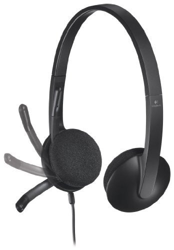 Logitech USB Headset H340 for Internet Calls and Music - Black