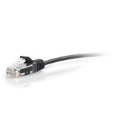 C2G 13-Feet Cat5e Snagless Unshielded (UTP) Slim Network Patch Cable, Black (01068)