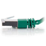C2G 27264 Cat5e Cable - Snagless Shielded Ethernet Network Patch Cable, Green (14 Feet, 4.26 Meters)