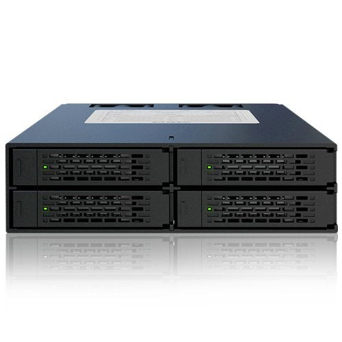 ICY Dock ToughArmor MB994SP-4SB-1 4 x 2.5 SATA 6Gbps HDD/SSD Mobile Rack/Cage in 1 x 5.25 Bay