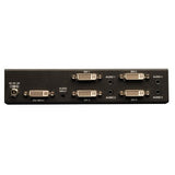 Tripp Lite B116-004A 4-Port DVI Single Link Video Audio Splitter/Booster (Black)