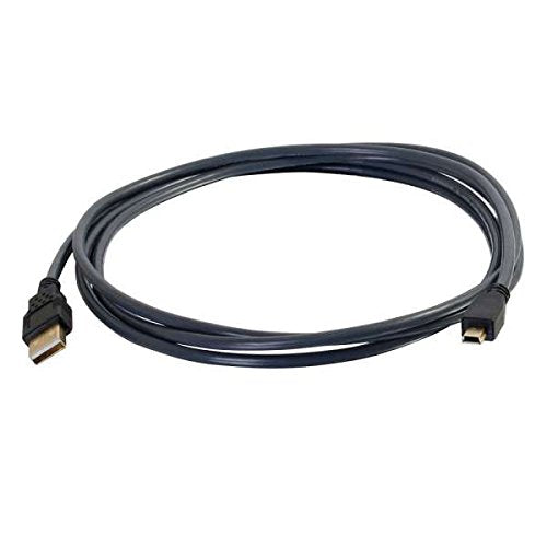 C2G 29651 USB Cable - Ultima USB 2.0 A to USB Mini-B Male Cable, Black (6.6 Feet, 2 Meters)
