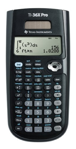 Texas Instruments 36PRO/TBL/1L1/A TI-36X Pro Scientific Calculator