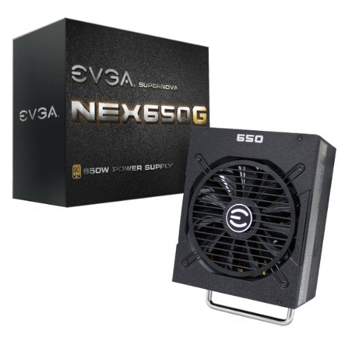 EVGA2 SuperNOVA NEX650G 80PLUS Gold Certified ATX12V/EPS12V 650W Power Supply 120-PG-0650-GR (Black)