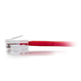 C2G 04158 Cat6 Cable - Non-Booted Unshielded Ethernet Network Patch Cable, Red (12 Feet, 3.65 Meters)