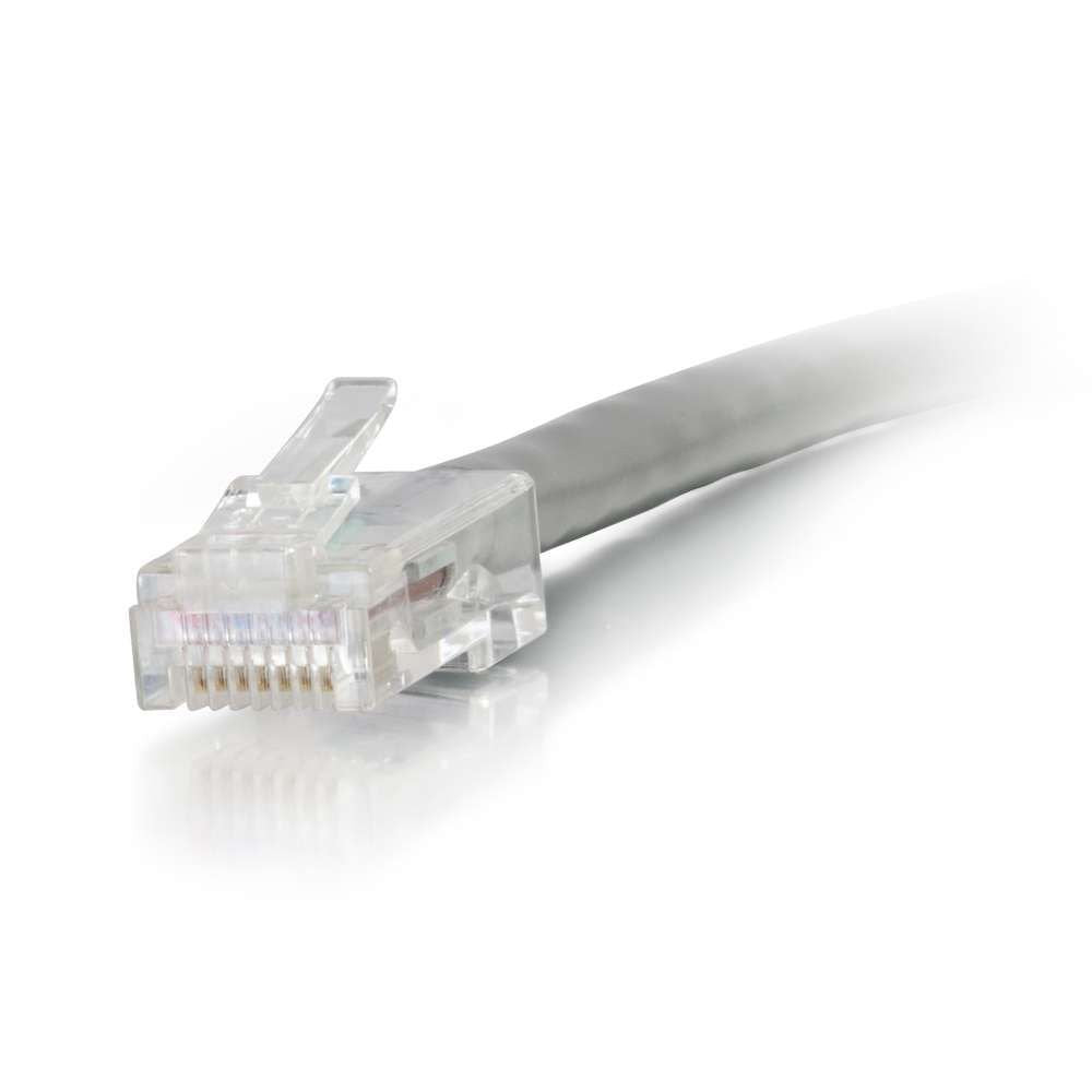 C2G 04066 Cat6 Cable - Non-Booted Unshielded Ethernet Network Patch Cable, Gray (3 Feet, 0.91 Meters)